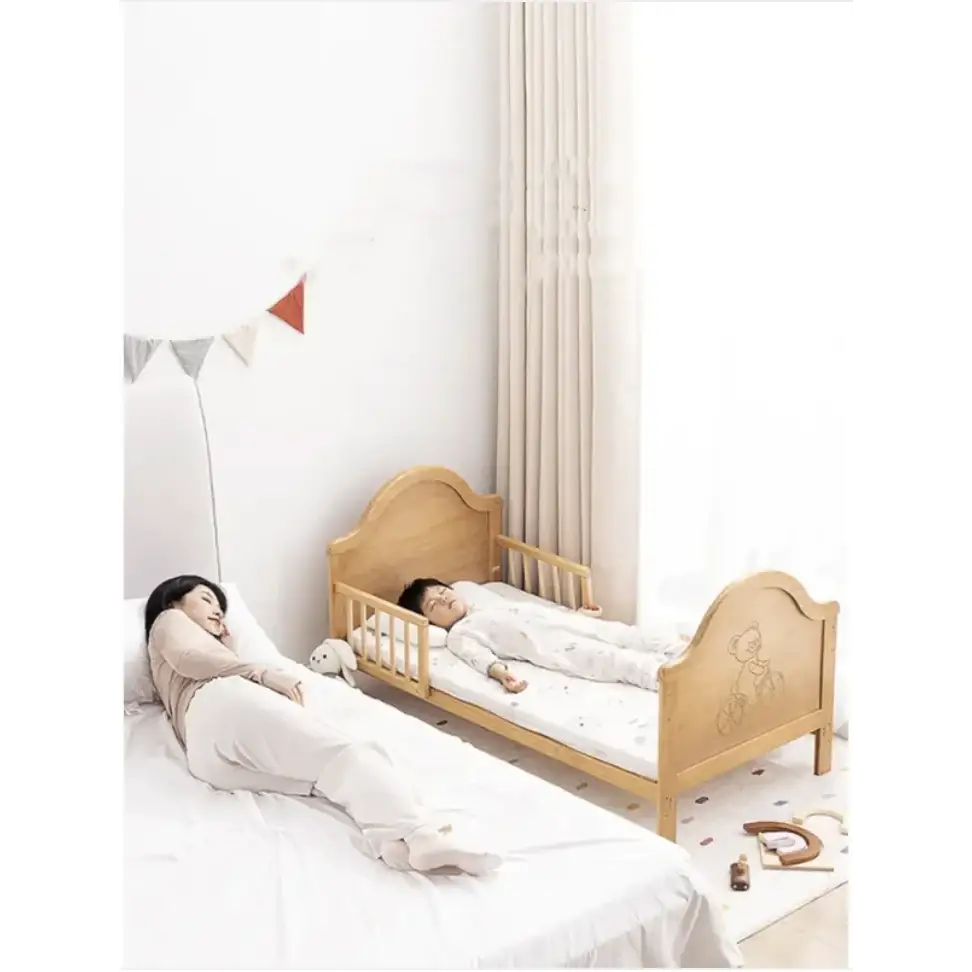 Multi-Function Pine Baby Bed