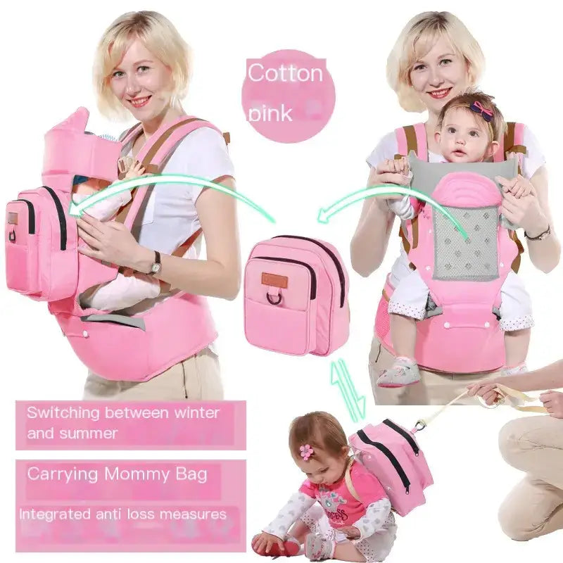 Multi-Functional Baby Carrier and Waist Stool