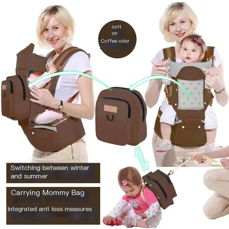 Multi-Functional Baby Carrier and Waist Stool