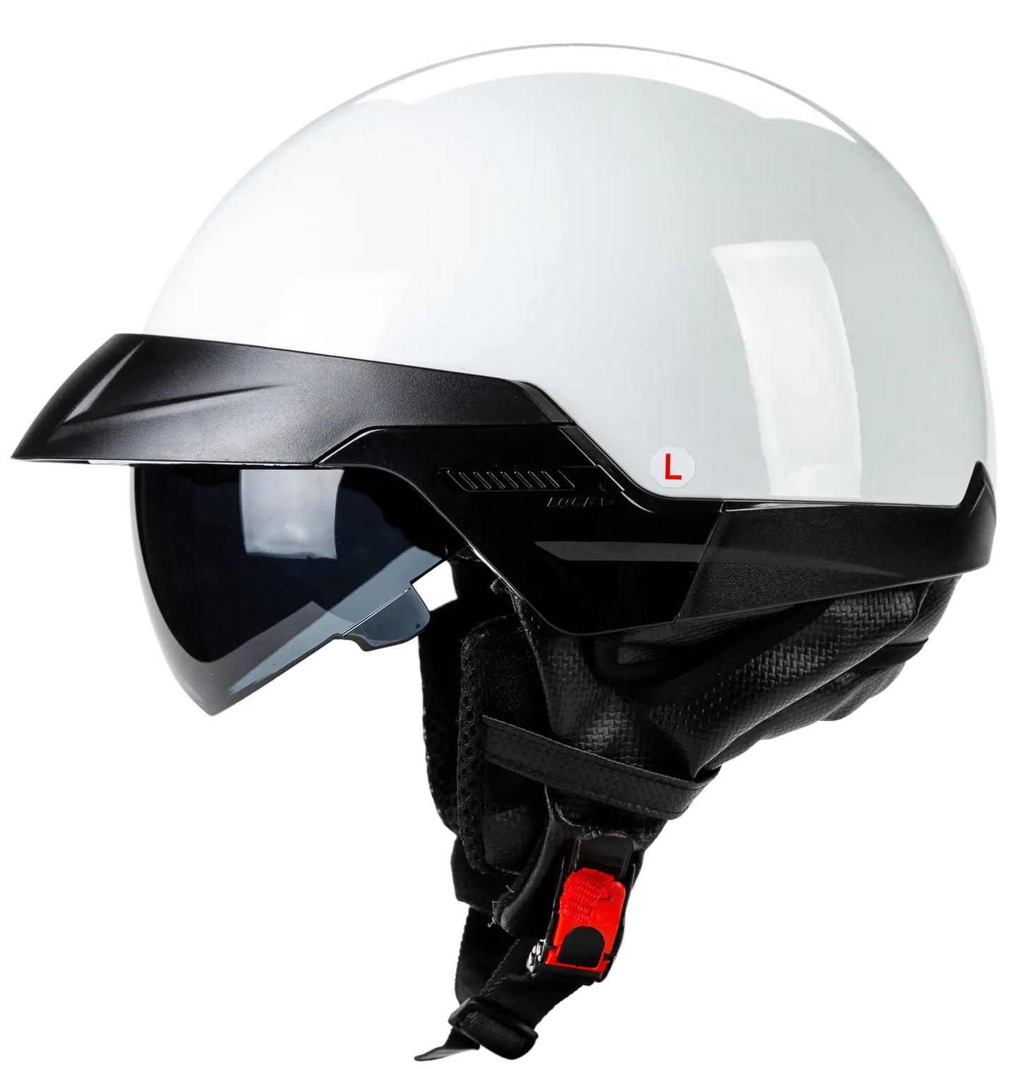 Retro Harley Motorcycle Helmet with Built-in Visor - Joomcy