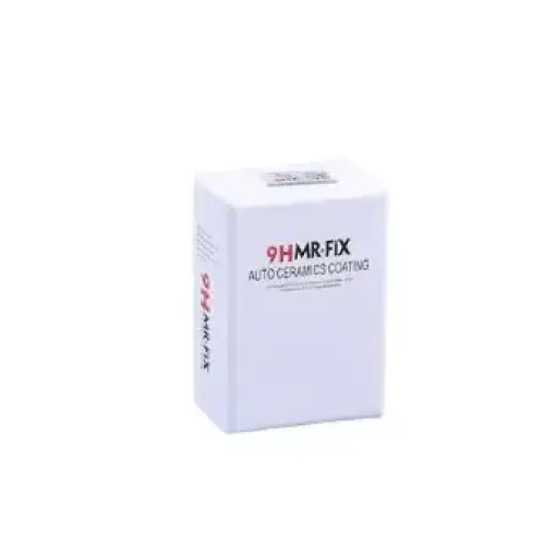 White rectangular box with ’9mr.fix auto ceramic coating’ printed in red and black text on the front.
