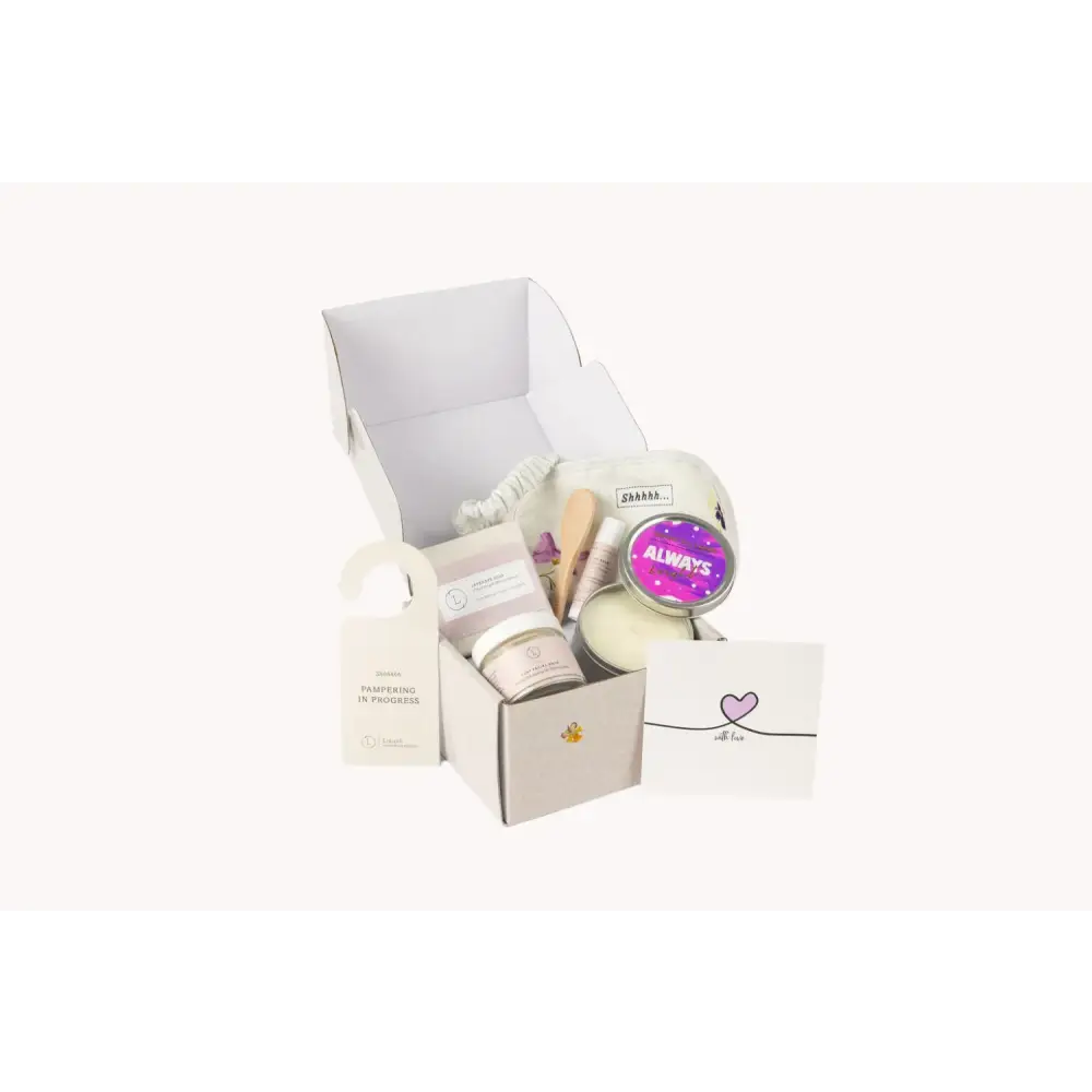 Natural bath and body gift set, Thank you gift box - AP