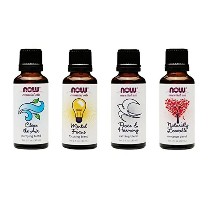 Now Foods 4-Pack Variety of Essential Oils Mood Lifting Blend 1 Ounce