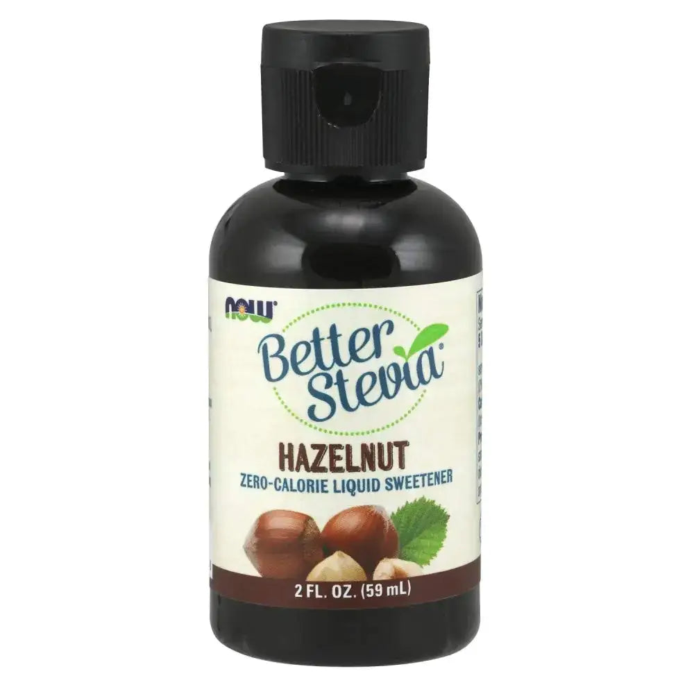 NOW Foods BetterStevia Liquid Hazelnut 2 Fluid Ounce