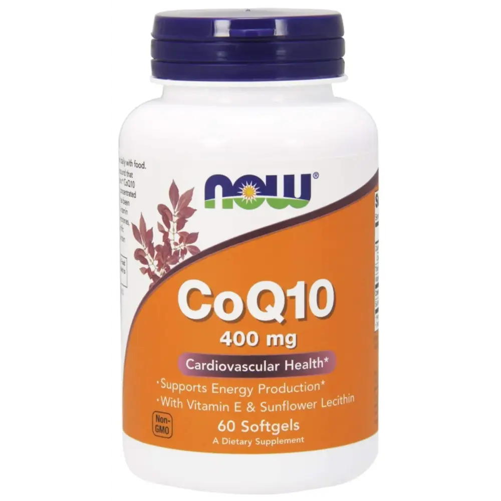 Now Foods CoQ10 400 mg 60 Softgels