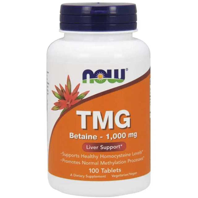 NOW Foods Extra Strength TMG 1000 mg Tabs 100 ct