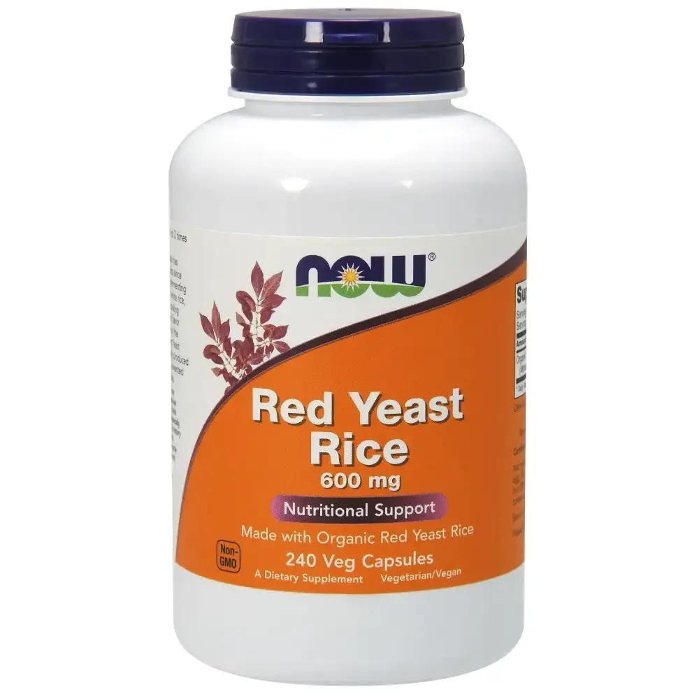 NOW Foods Red Yeast Rice 600 mg 240 Count (Pack of 1)