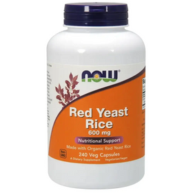 NOW Foods Red Yeast Rice 600 mg 240 Count (Pack of 1)