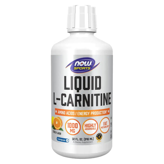 Now Foods Sports Liquid L-Carnitine Citrus 1000 mg 32 fl oz (946 ml)