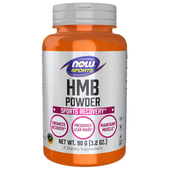 NOW Foods Sports Nutrition HMB (β-Hydroxy β-Methylbutyrate)Powder Sports Recovery* 90 Grams