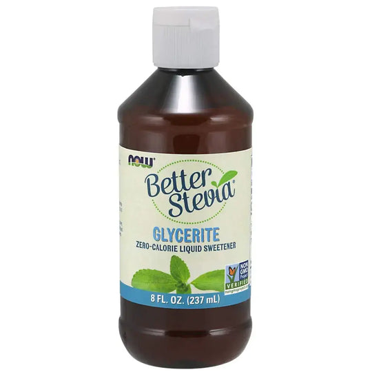 Now Foods Stevia Glycerite 8 Fl Ounces (Packaging May Vary)