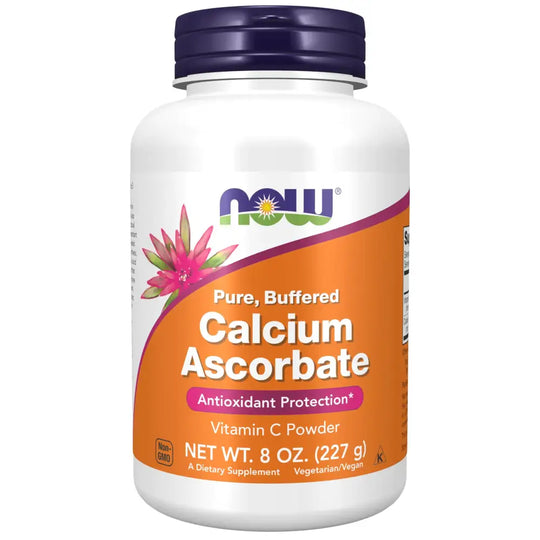 NOW Foods Supplements Calcium Ascorbate Powder Buffered Antioxidant Protection* 8-Ounce
