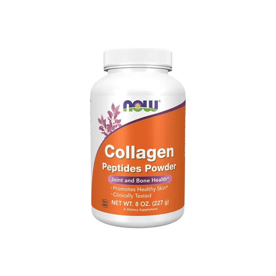 NOW Foods Supplements Collagen Peptides Powder Clinically Tested Joint and Bone Health* 8-Ounce