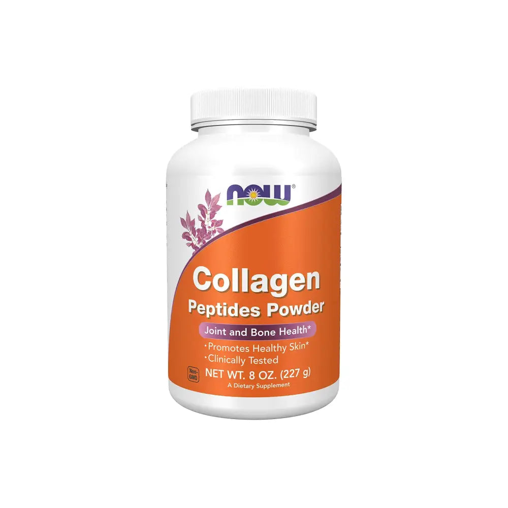 NOW Foods Supplements Collagen Peptides Powder Clinically Tested Joint and Bone Health* 8-Ounce