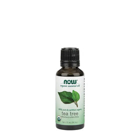 Now Foods Tea Tree 100% Pure & Certified Organic Essential Oil 1 Ounce