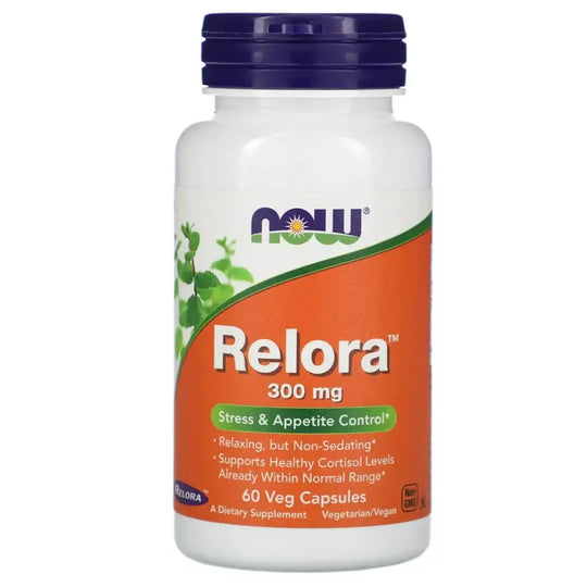 Now Supplements Relora 300 mg (a Blend of Plant Extracts from Magnolia officinalis and Phellodendron amurense) 60 Veg Capsules