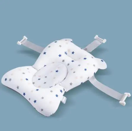 Baby Bath Seat – Foldable, Anti-Slip, Soft Cushion