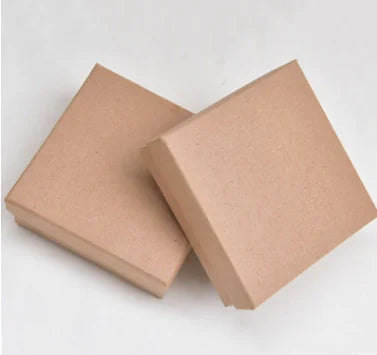 Vintage Leather Paper Earring Ring Box Jewelry Packaging - Joomcy