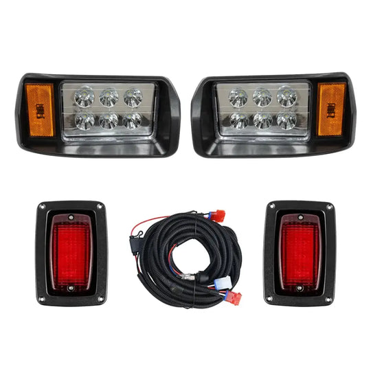 Orle Oko Golf Cart LED Headlight Taillight for Club Car Headlights for DS 1993-up Models 12 Volt Club Car DS LED Light Kit OEM 101988001 101988002