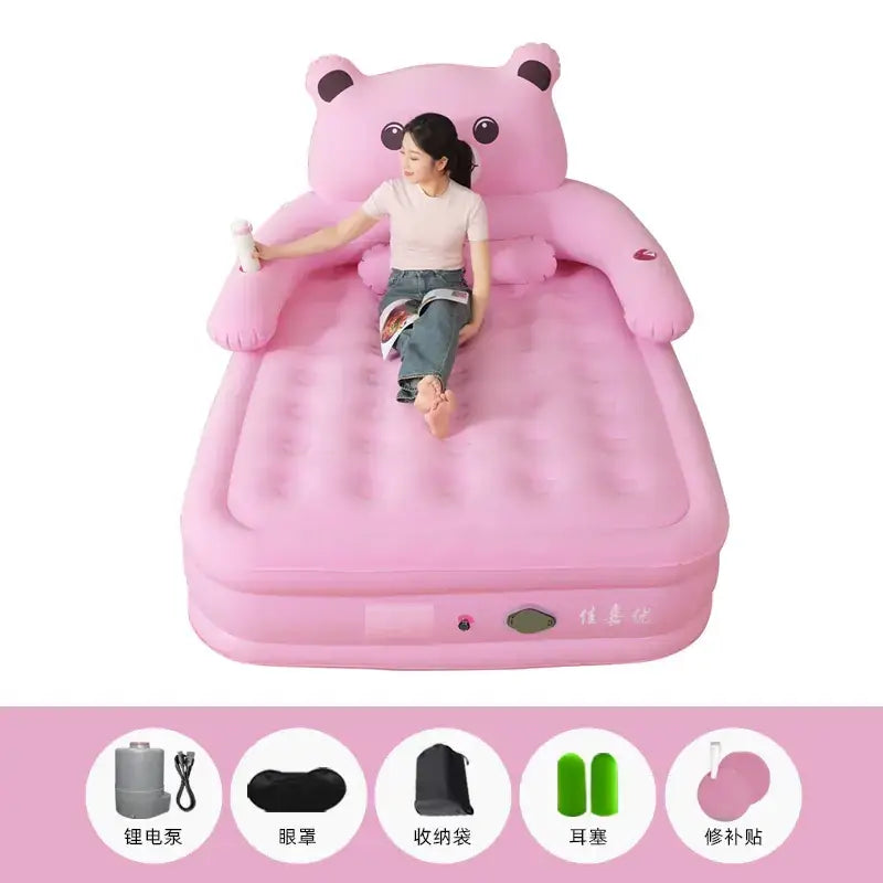 Outdoor Automatic Inflatable Air Mattress for Camping