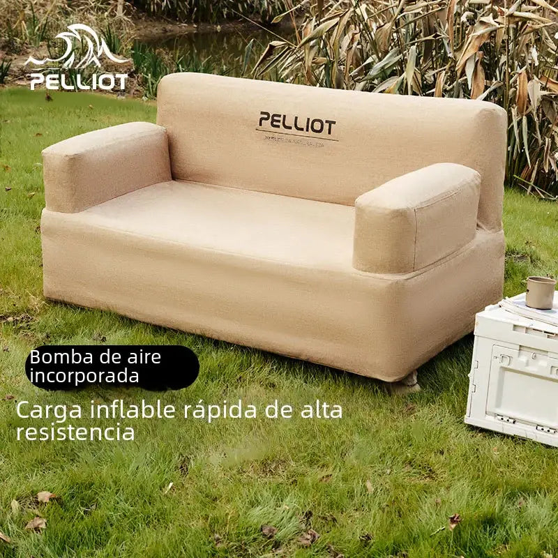 "Outdoor Inflatable Sofa for Two – Portable Oxford Fabric"