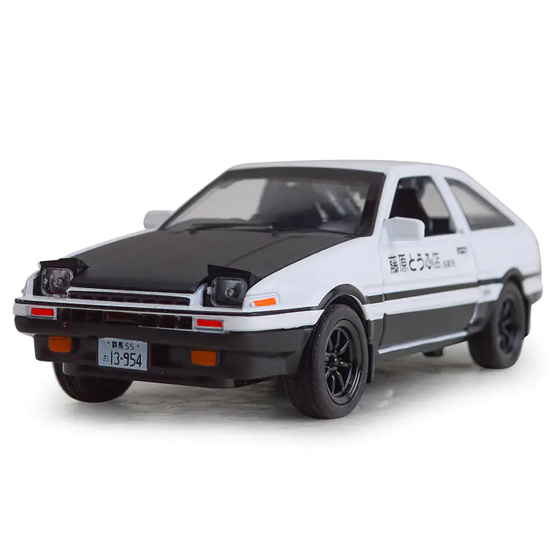 Diecast AE86 Car Model with Sound and Light Features