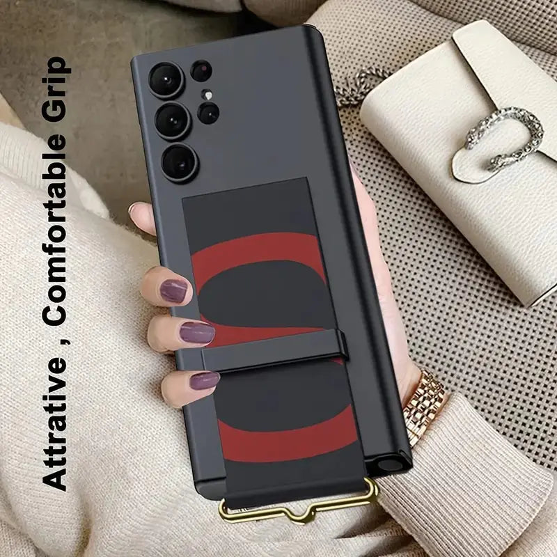 Stylish Phone Case with Hand Strap for Samsung Galaxy S23 Ultra