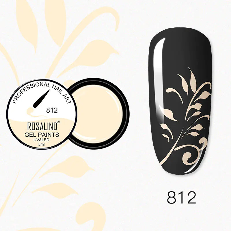 Rosalind 142 Color Gel Nail Polish for Art and Design