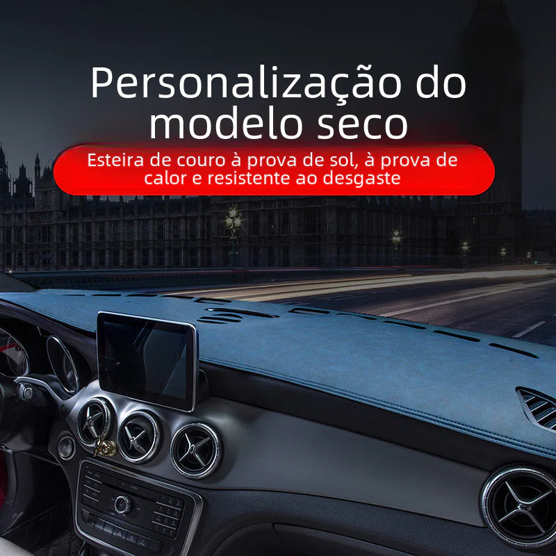 Car Dashboard Sunshade Pad - Leather Interior Accessory - Joomcy