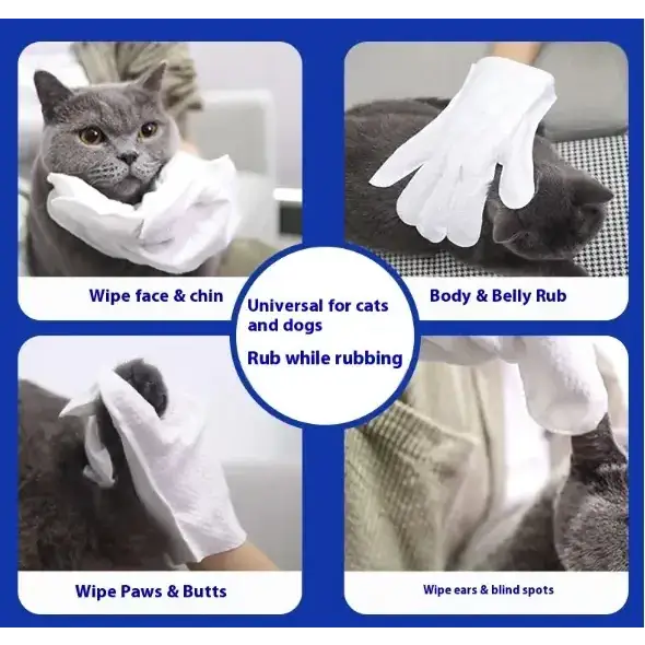 Pet Bath-Free Cleaning Gloves