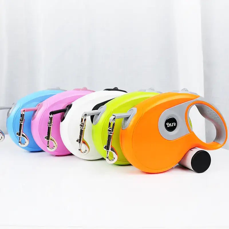 Pet Dog Automatic Retractable Leash with Waste Bags