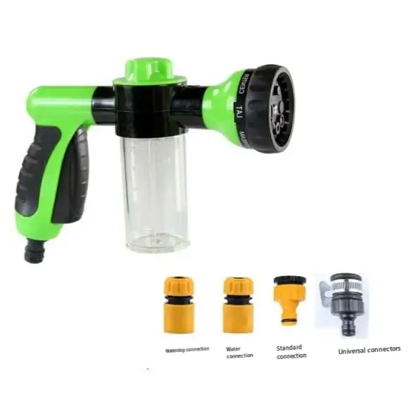 Pet Dog Wash Outdoor, High-Pressure Pet Shower Sprayer Dog Shower Brush And Pet Grooming Comb For Watering Flowers, Car Washing, Pet Bathing