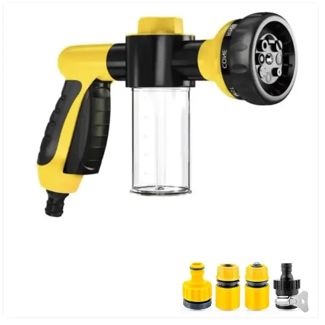 Pet Dog Wash Outdoor, High-Pressure Pet Shower Sprayer Dog Shower Brush And Pet Grooming Comb For Watering Flowers, Car Washing, Pet Bathing