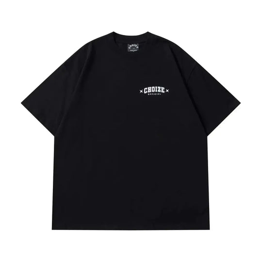 Phantom Letter Print Short Sleeve T-Shirt
