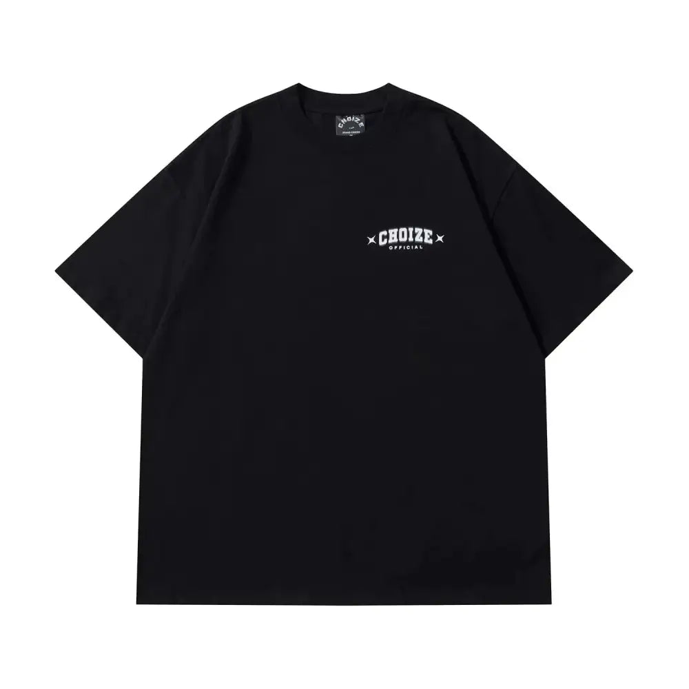 Phantom Letter Print Short Sleeve T-Shirt