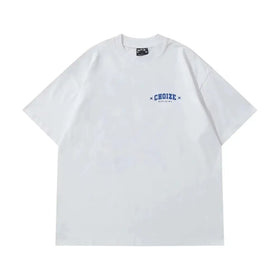 Phantom Letter Print Short Sleeve T-Shirt