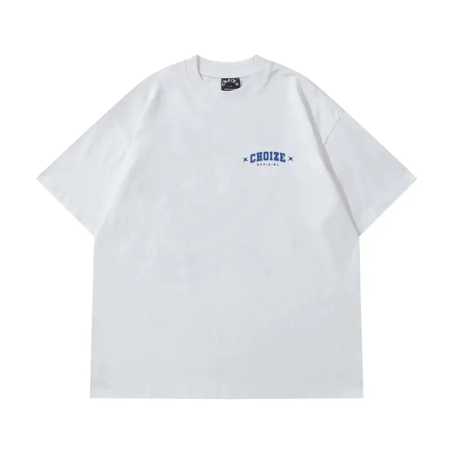Phantom Letter Print Short Sleeve T-Shirt