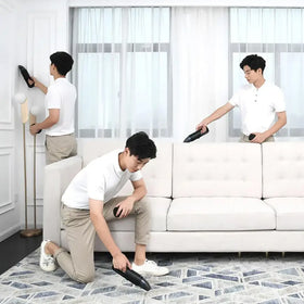 Black handheld vacuum cleaner