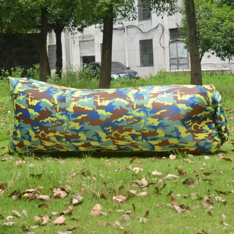 Portable Inflatable Rainbow Sofa and Sleeping Bag