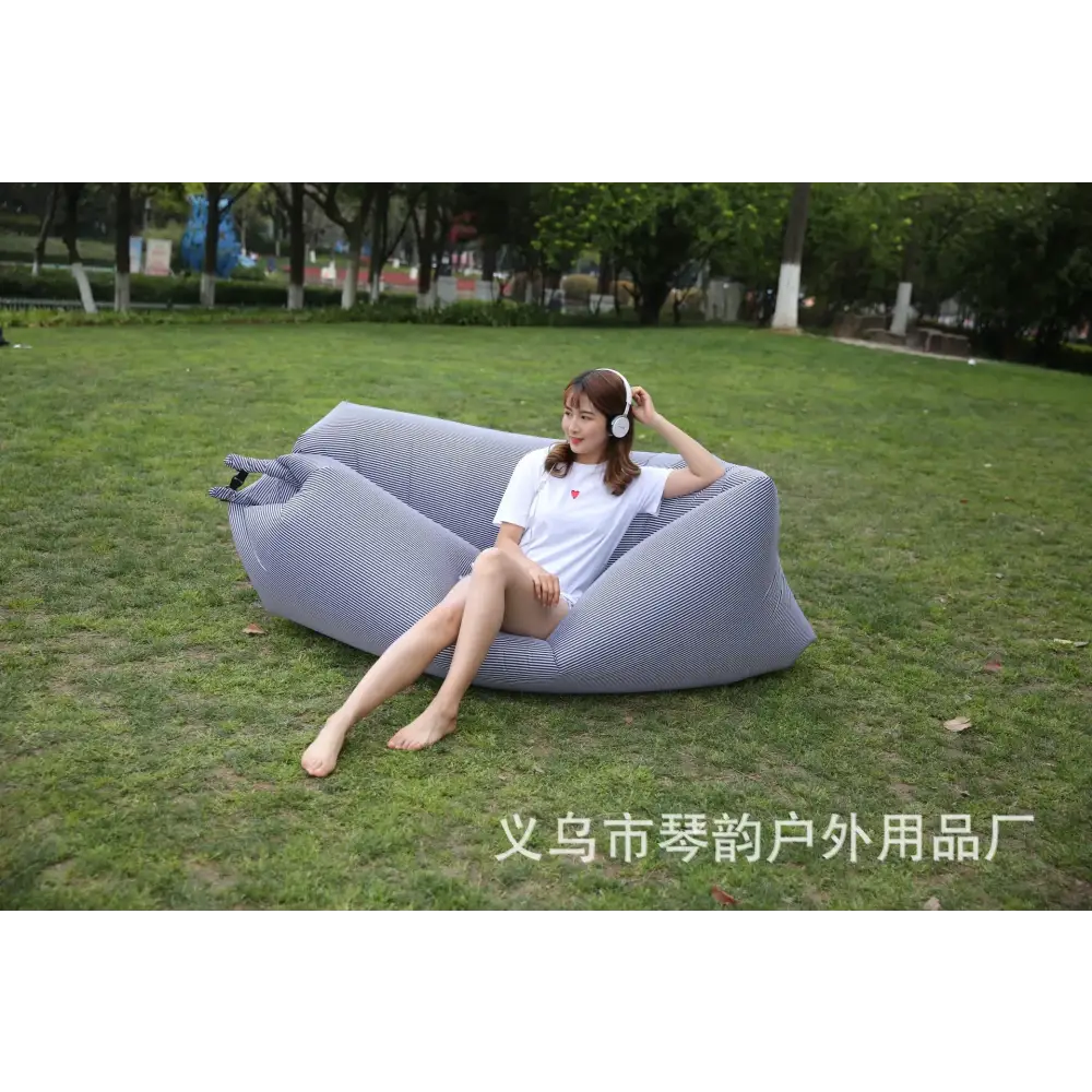 Portable Inflatable Rainbow Sofa and Sleeping Bag