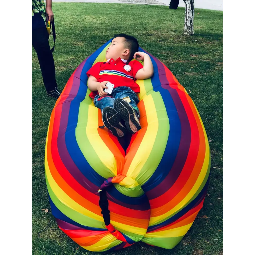 Portable Inflatable Sofa Bed for Outdoors and Travel