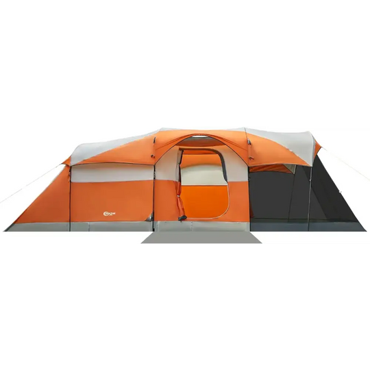 PORTAL 8 Person Family Tent for Camping with Screen Porch Waterproof Large Camping Tent with Rainfly Big Family Tents for Outdoor Camping