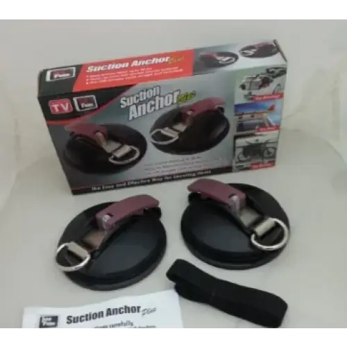 Powerful Car Suction Cup with Anchor and Straps