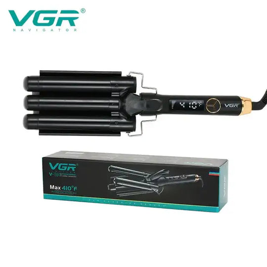 Professional 9mm Pear Blossom Curling Iron Wand