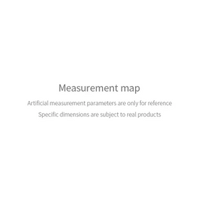 Measurement map text on a plain white background.
