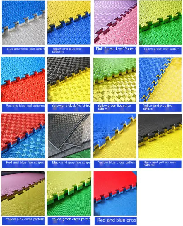 Thick Non-Slip Taekwondo Foam Exercise Mats - Joomcy