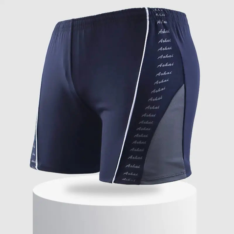Men's Quick-Drying Milk Silk Swim Boxer Shorts