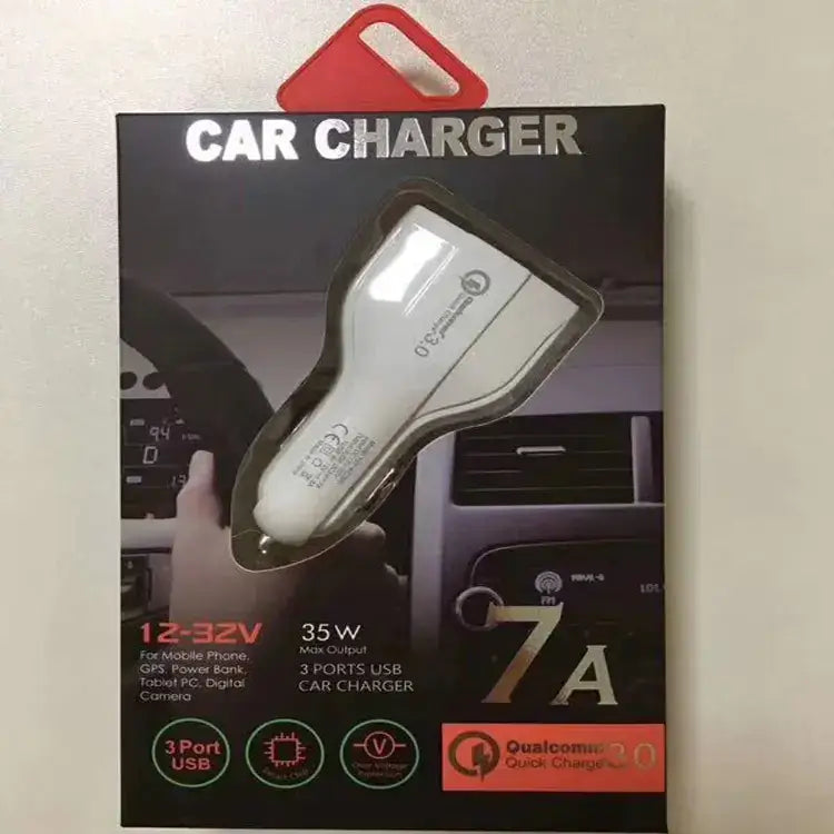 QC3.0 Fast Car Charger with 4 USB Ports