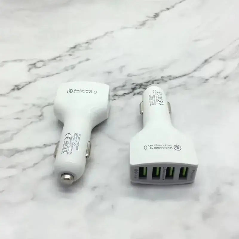QC3.0 Fast Car Charger with 4 USB Ports
