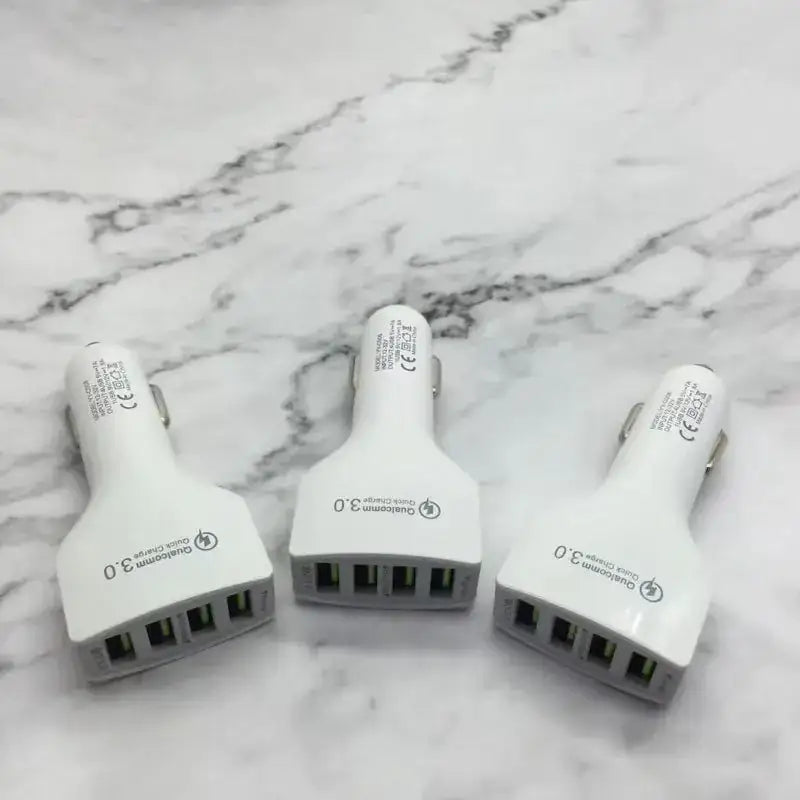 QC3.0 Fast Car Charger with 4 USB Ports